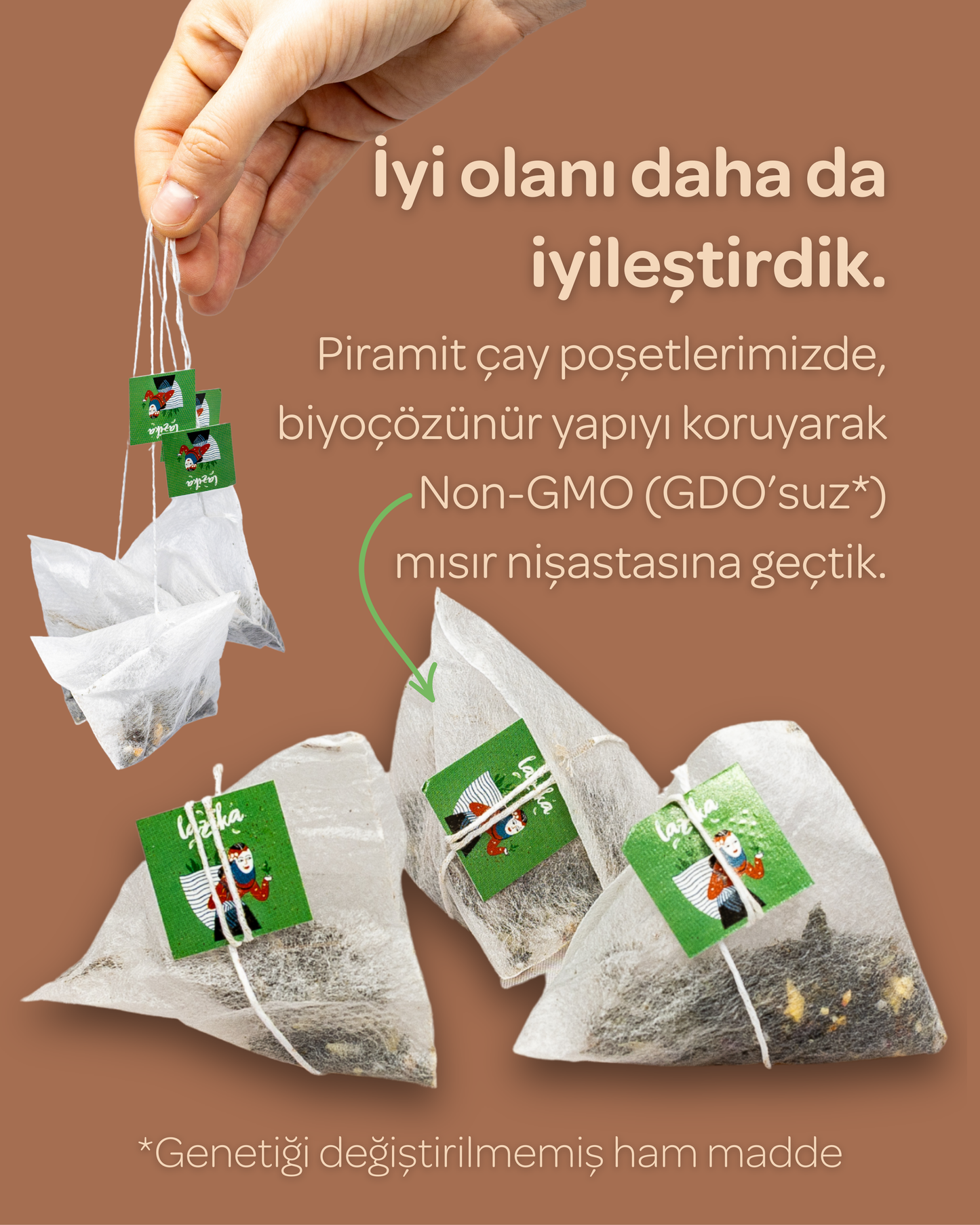 Green Tea Pyramid Tea Bags