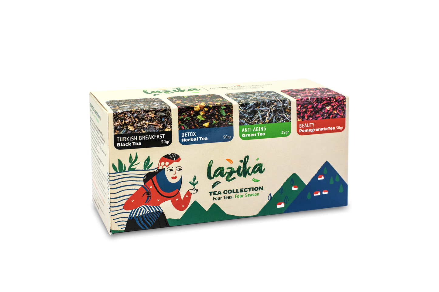 Lazika Tea Collection, 4 Teas for 4 Seasons