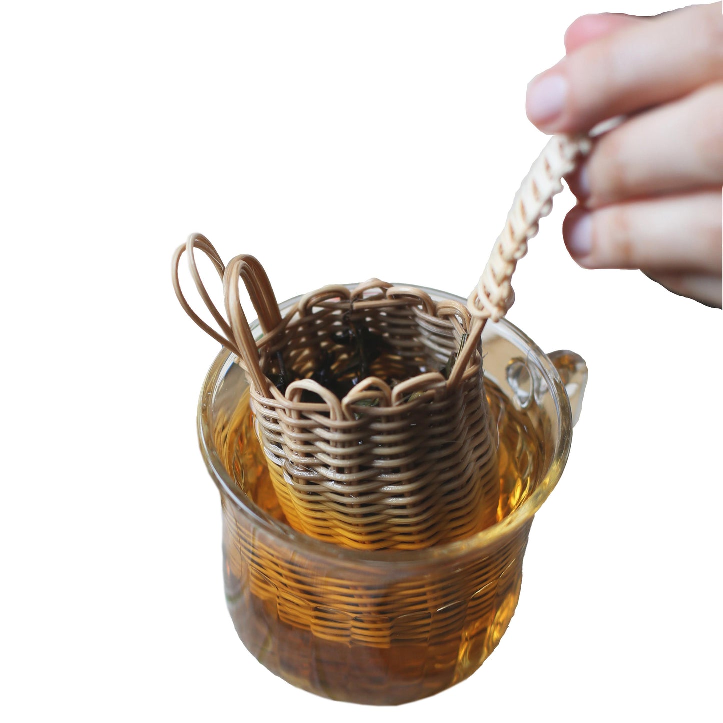 El Yapımı Bambu Süzgeç