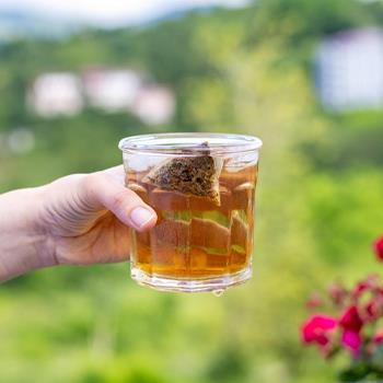 Cold Brew Mint and Strawberry Flavored Detox Iced Tea