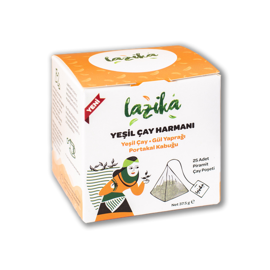 Green Tea Blend with Orange Peel and Rose